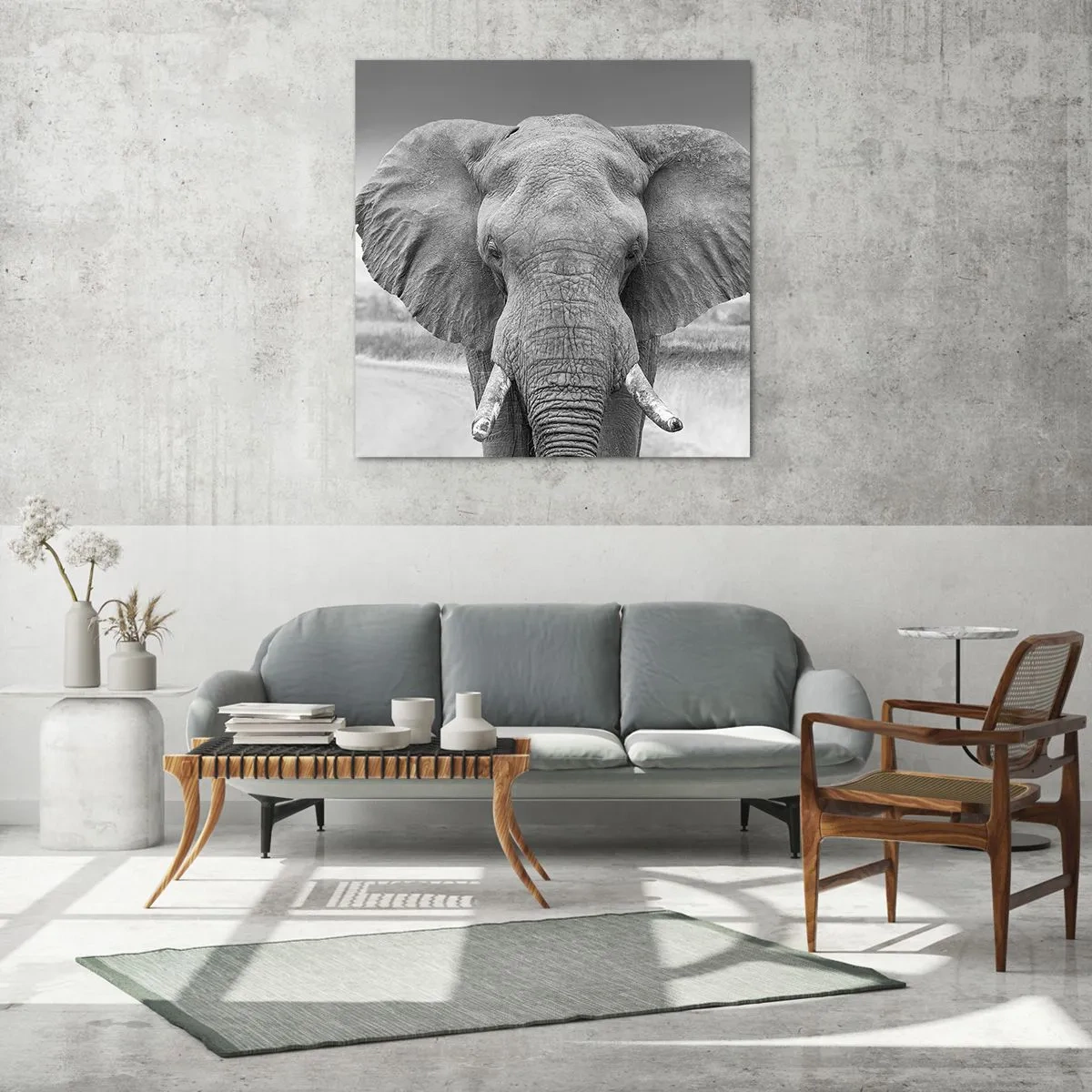 Obraz na skle - Vítejte v mém světě - 40x40 cm