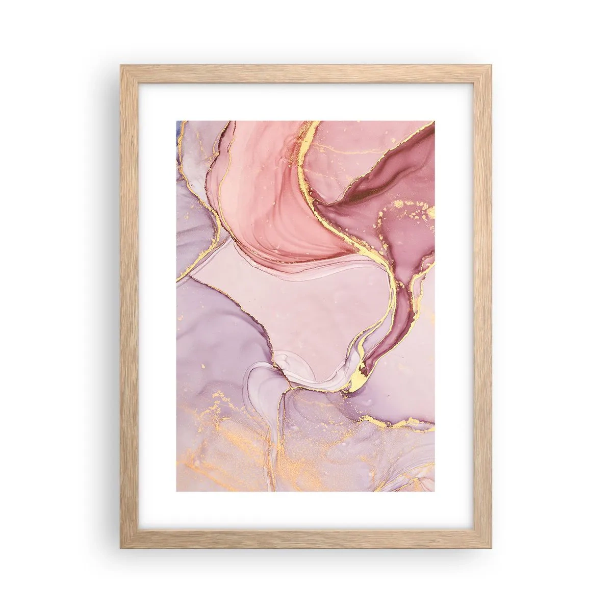 Plakát v rámu světlý dub - Mazlení barev - 30x40 cm