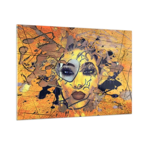 Obraz na skle - Sluneční krása - 100x70 cm