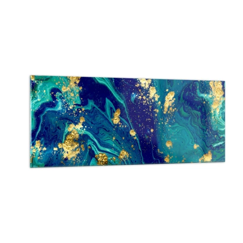 Obraz na skle - Plátky slunce - 100x40 cm