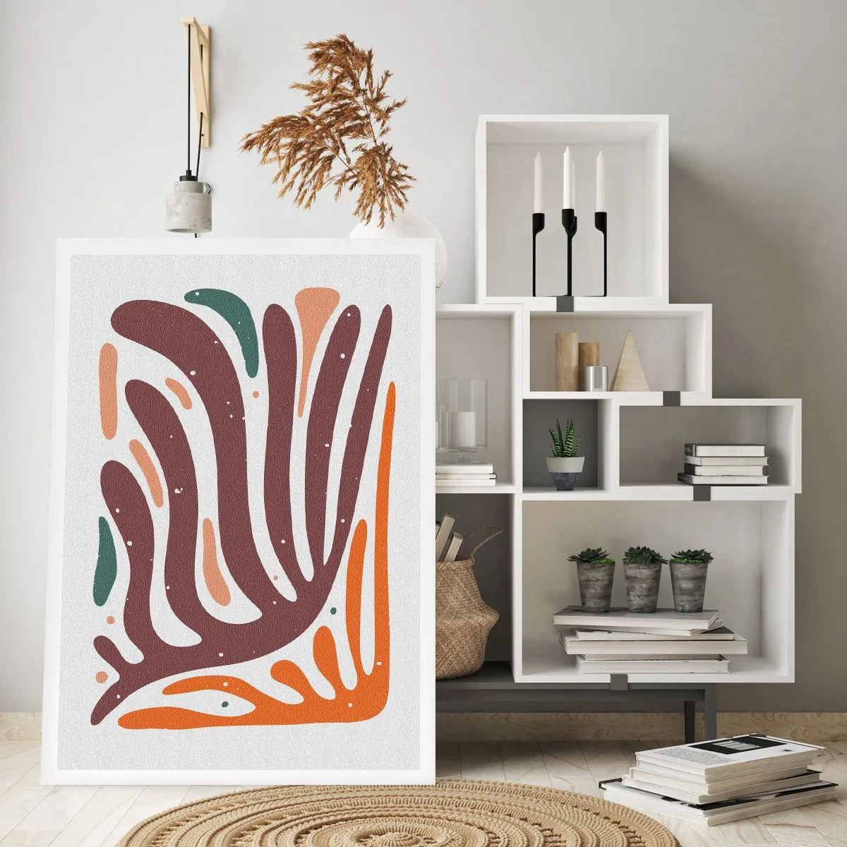 Plakát - Organická a radiální kompozice - 61x91 cm