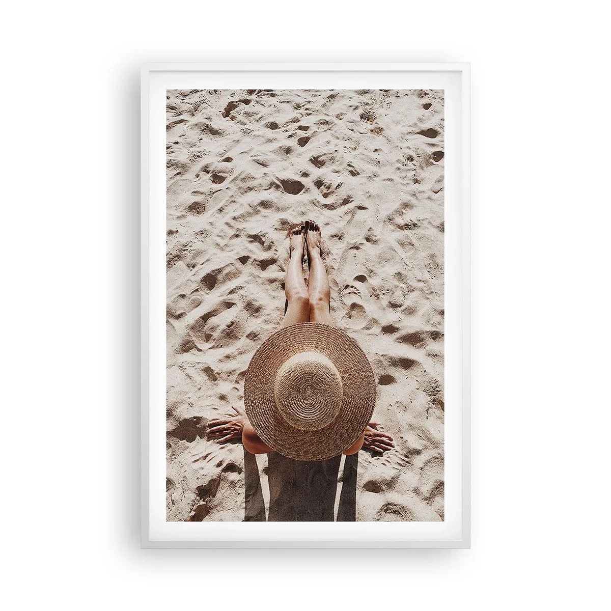 Plakát v bílém rámu - Vysněný čas - 61x91 cm