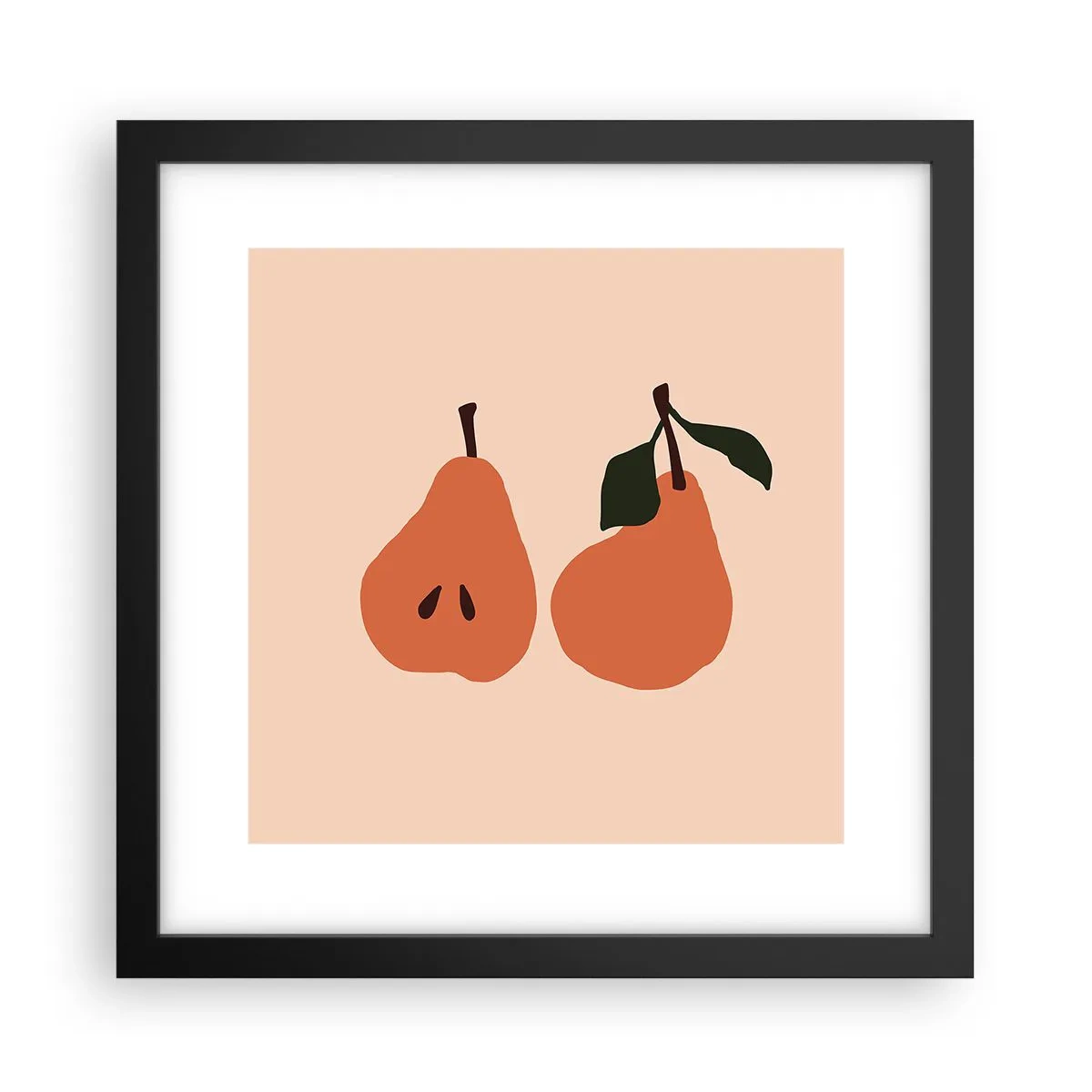 Plakát v černém rámu - Čirá sladkost - 30x30 cm