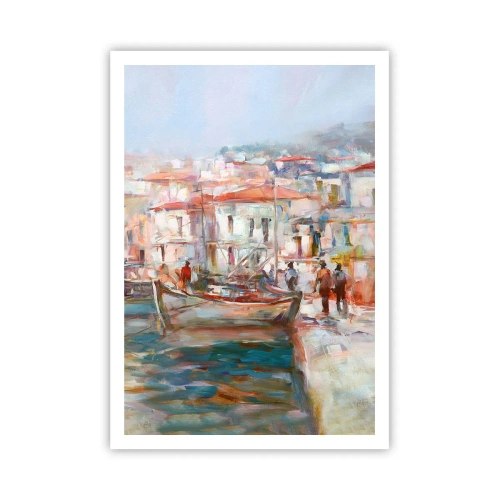 Plakát - Pastelová dovolená - 70x100 cm