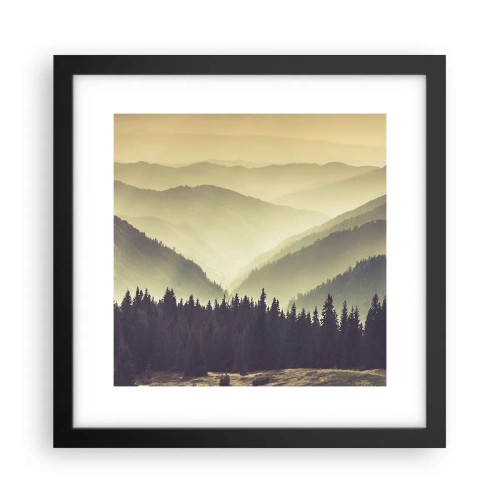 Plakát v černém rámu - Za sedmero horami… - 30x30 cm