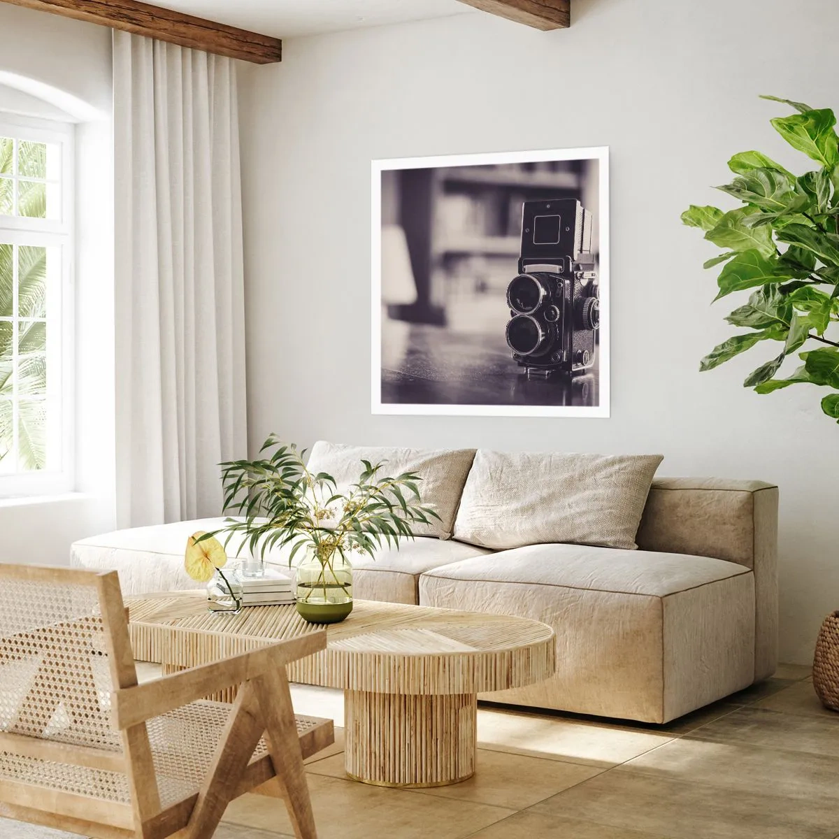 Plakát - Kouzlo staré fotografie - 60x60 cm