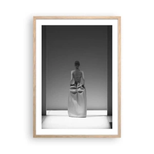 Plakát v rámu světlý dub - Rafinovaná jednoduchost - 50x70 cm