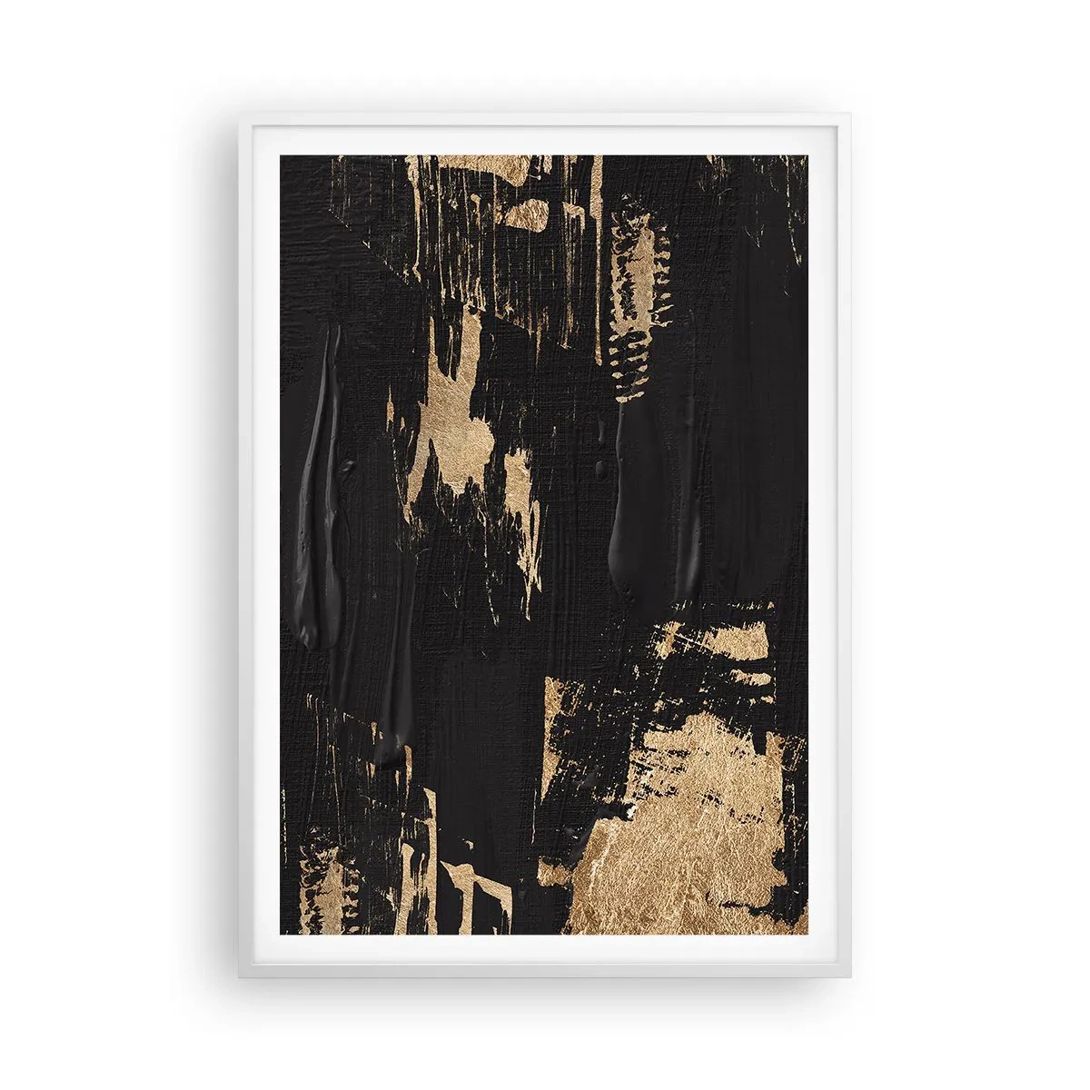 Plakát v bílém rámu - Stopa doteku - 70x100 cm