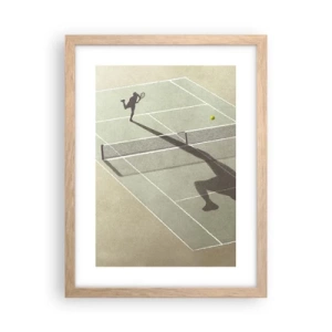 Plakát v rámu světlý dub - Dobývání sama sebe - 30x40 cm