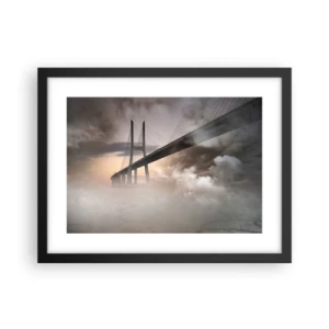 Plakát v černém rámu - U řeky, která není - 40x30 cm