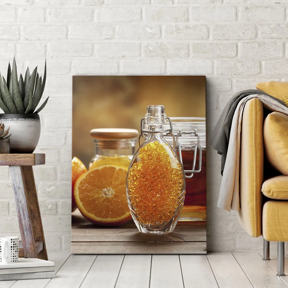 Obraz na plátně - Sluneční chutě a aromata - 45x80 cm