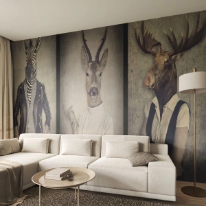 Fototapeta Samolepicí Deluxe Sticker - Ať promluví gesta - Abstrakce, Fantazie, Žebra - 500x350 cm