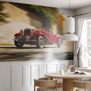 Fototapeta Premium Sand - Krásnější než Níké Samothrácká - Auto, Retro, Kabriolet - 150x105 cm