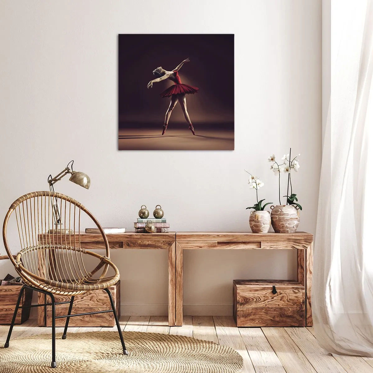 Obraz na plátně - Prima balerína - 60x60 cm