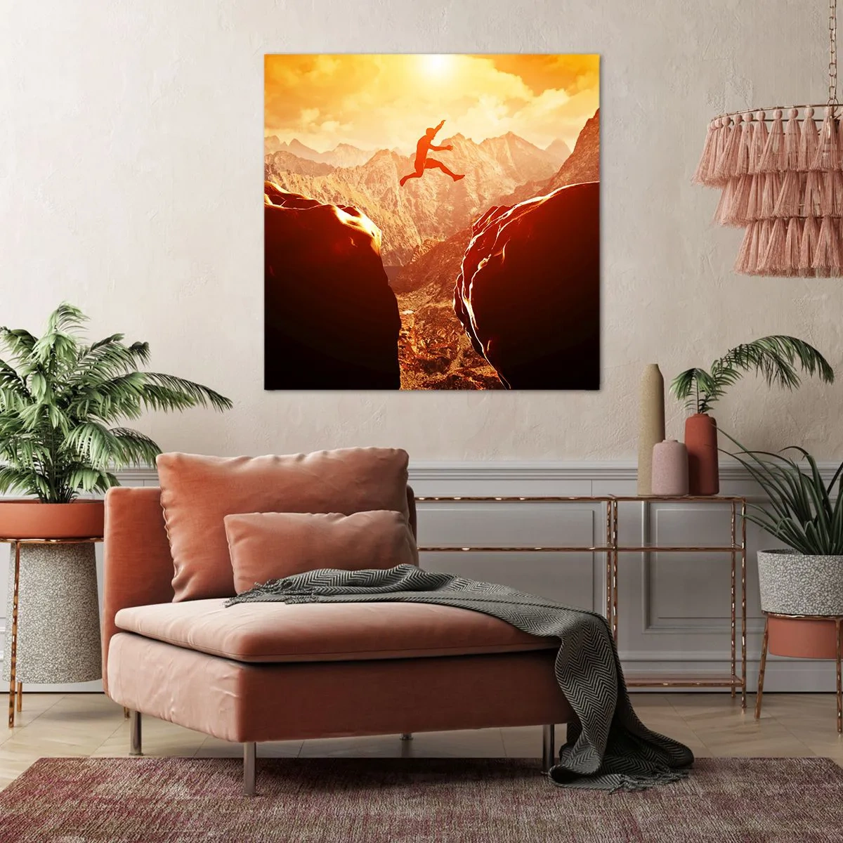 Obraz na plátně - Překročením hranic - 50x50 cm