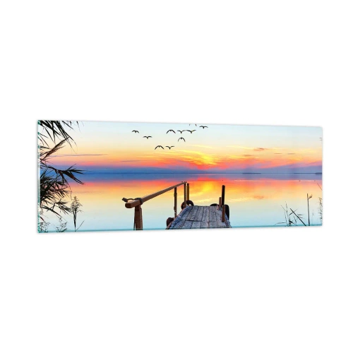 Obraz na skle - Je čas vrátit se… - 90x30 cm