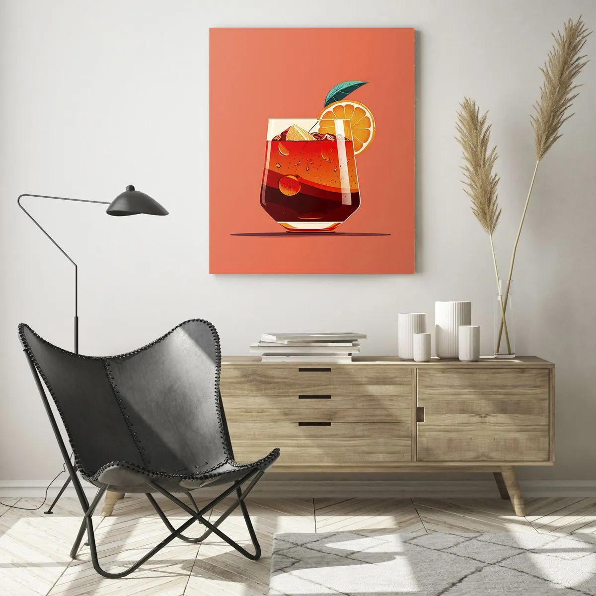 Obraz na skle - Letní osvěžení - 50x70 cm