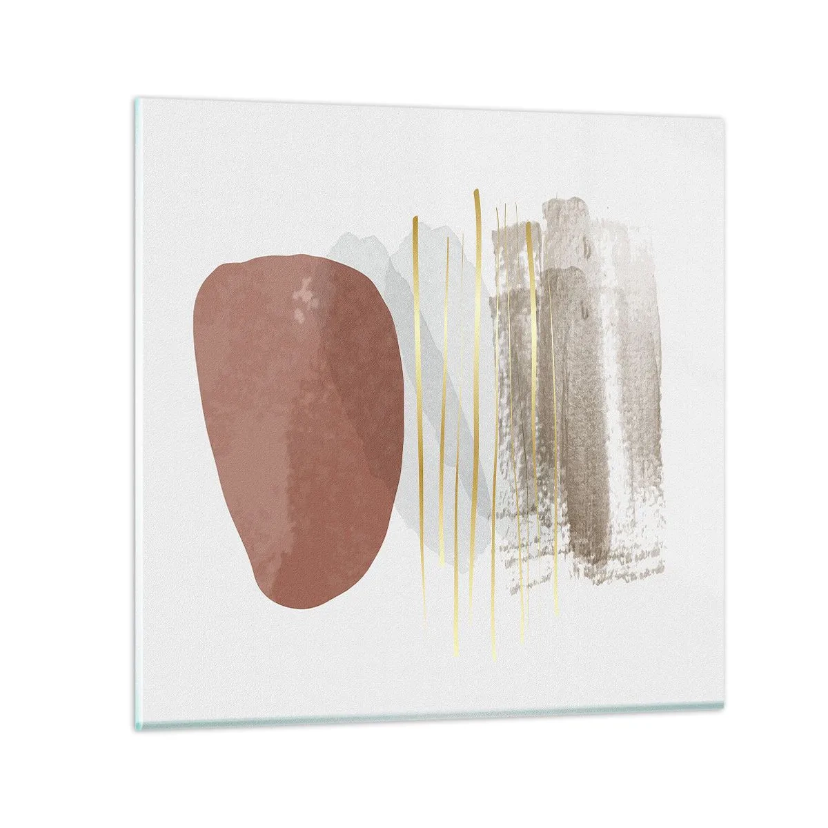 Obraz na skle - Abstraktní kolonáda - 40x40 cm