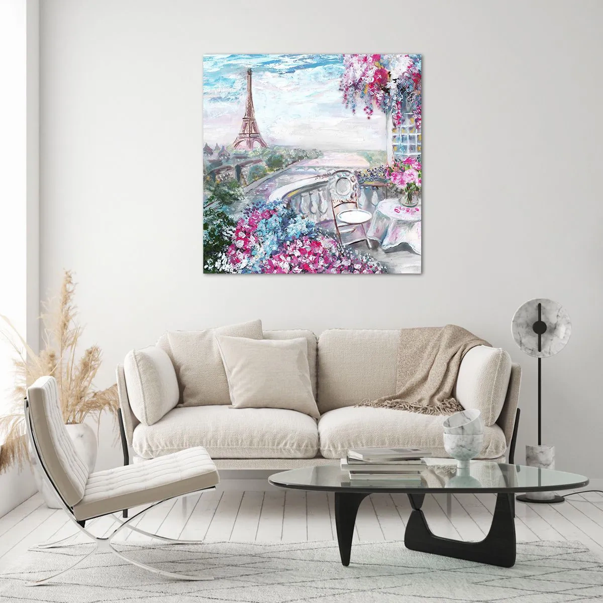 Obraz na skle - Nejkrásněji je tu v květnu - 30x30 cm