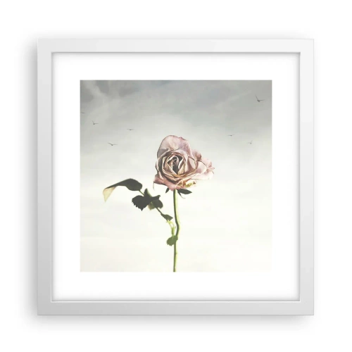 Plakát v bílém rámu - Vítání jara - 30x30 cm