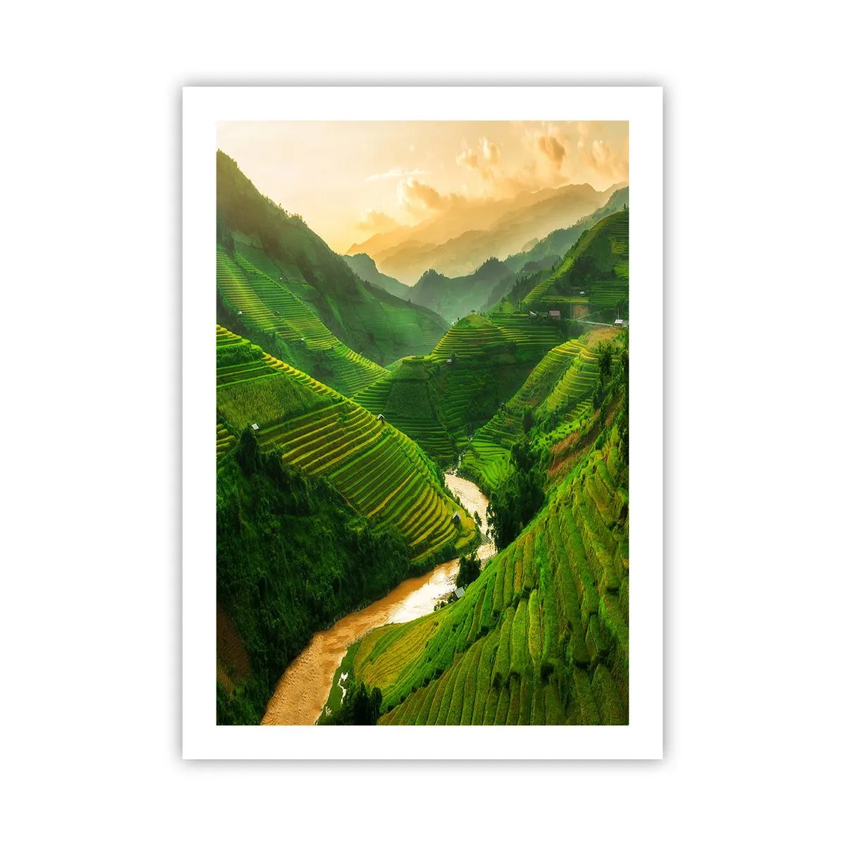 Plakát - Vietnamské údolí - 50x70 cm