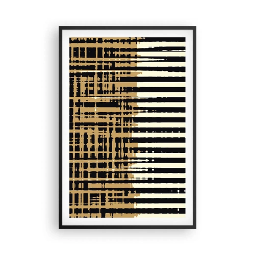 Plakát v černém rámu - Architektonická abstrakce - 61x91 cm