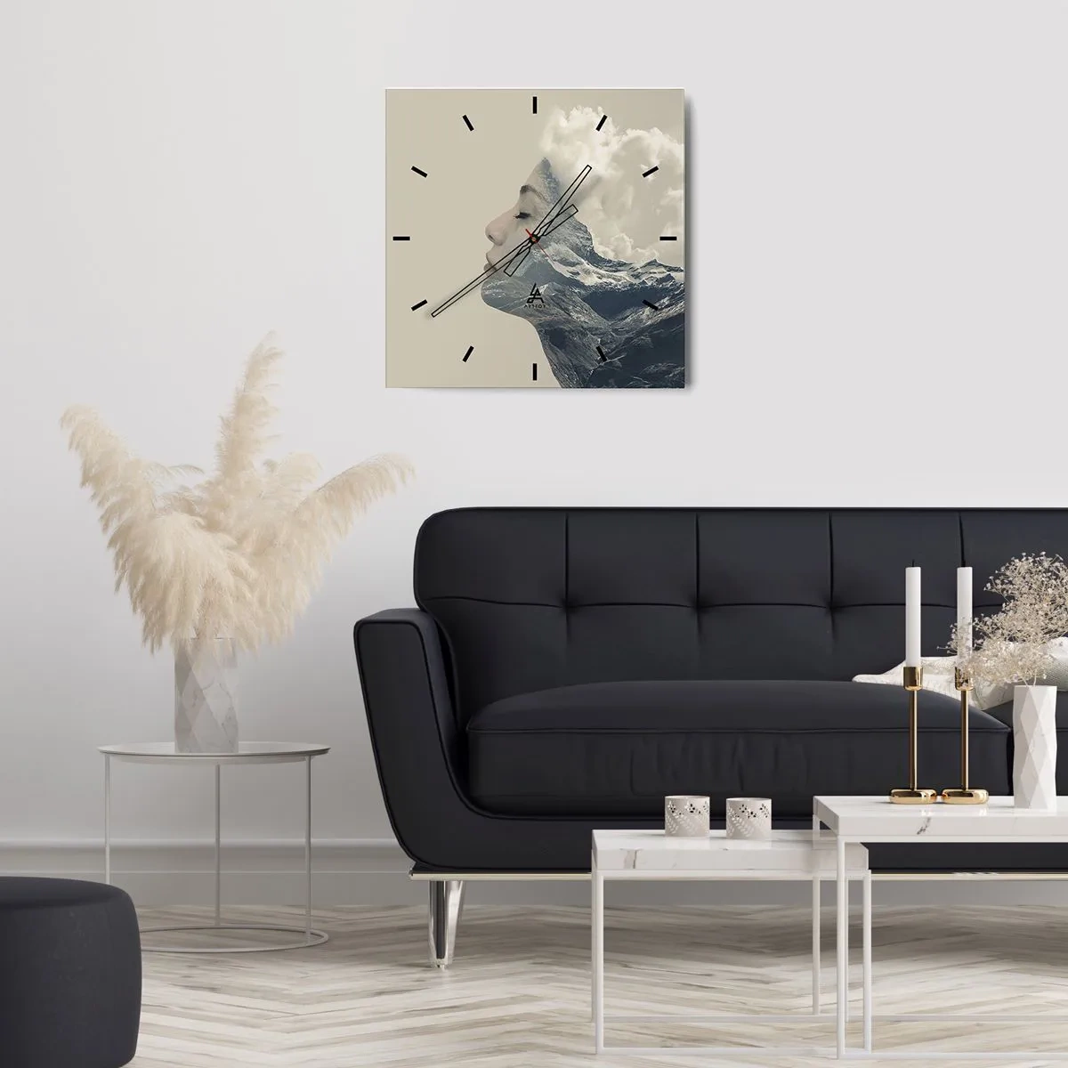 Nástěnné hodiny - Krása živlů - 30x30 cm