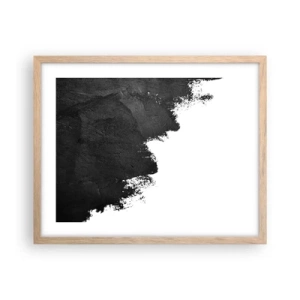 Plakát v rámu světlý dub - Živly: země - 50x40 cm