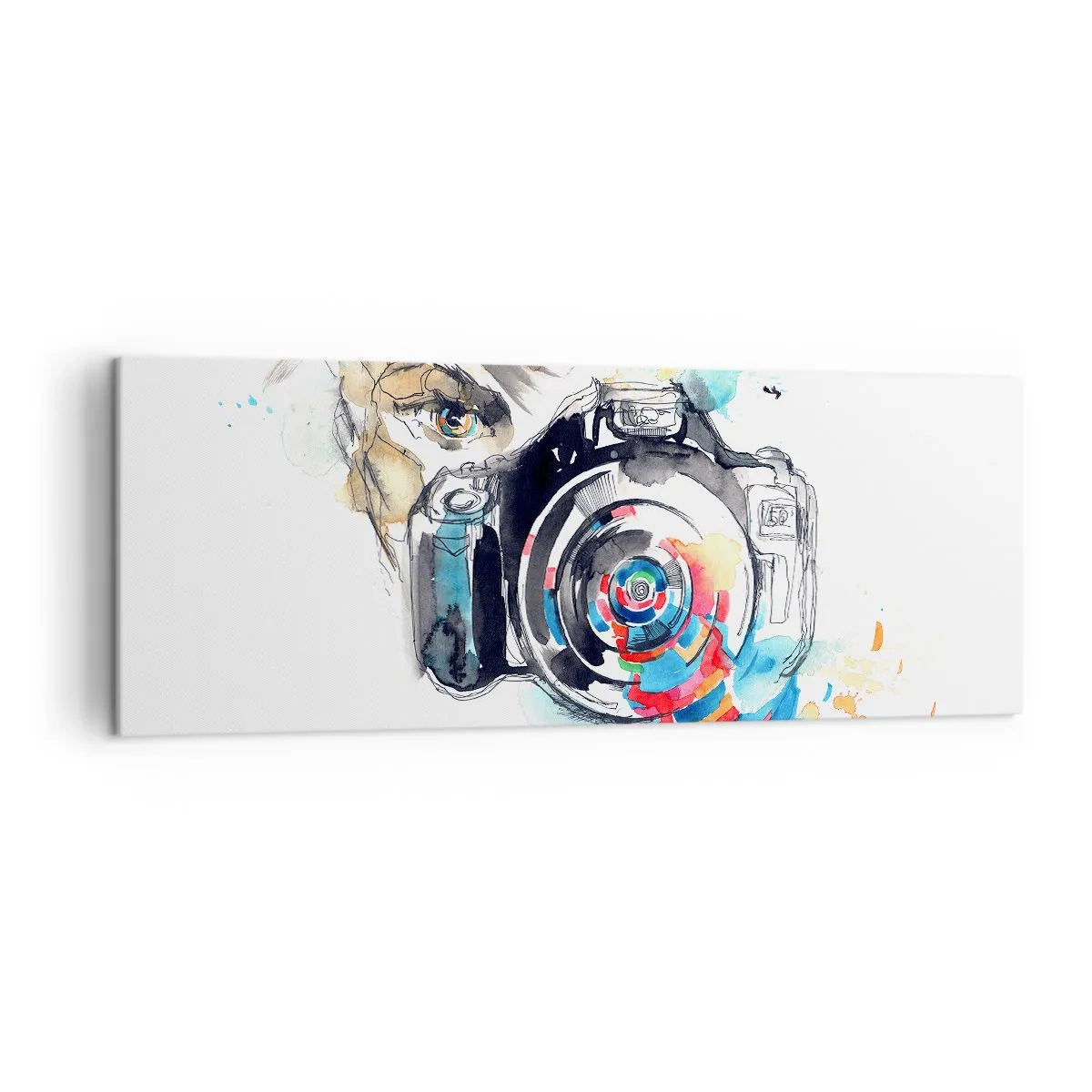 Obraz na plátně - Okem objektivu - 140x50 cm