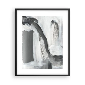 Plakát v černém rámu - Pevným pohybem - 40x50 cm