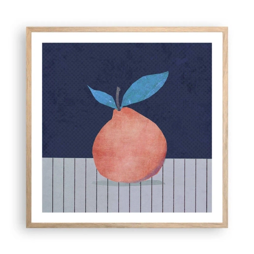 Plakát v rámu světlý dub - Konvexita a rovina - 60x60 cm