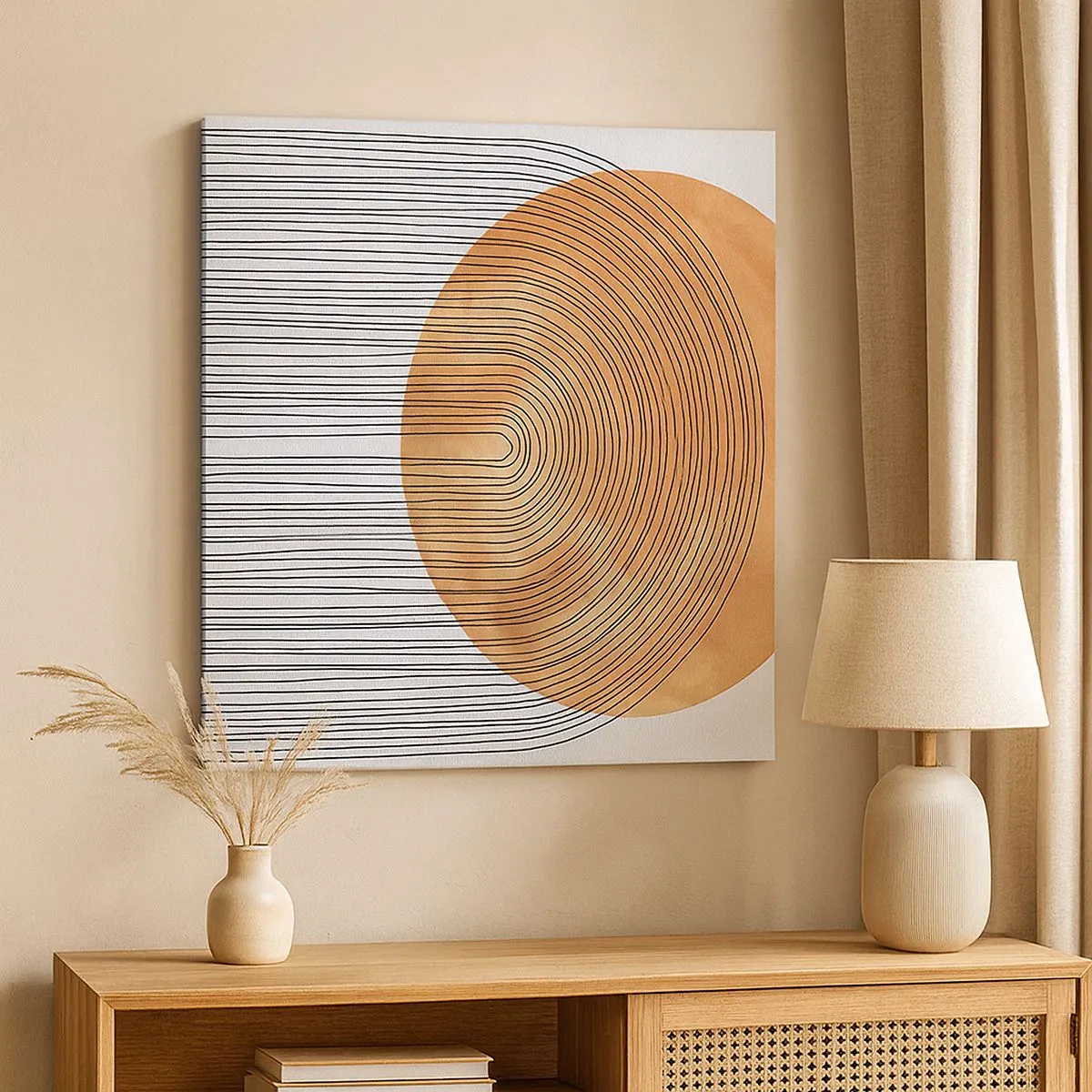 Obraz na plátně - Slunečná kompozice - 30x30 cm