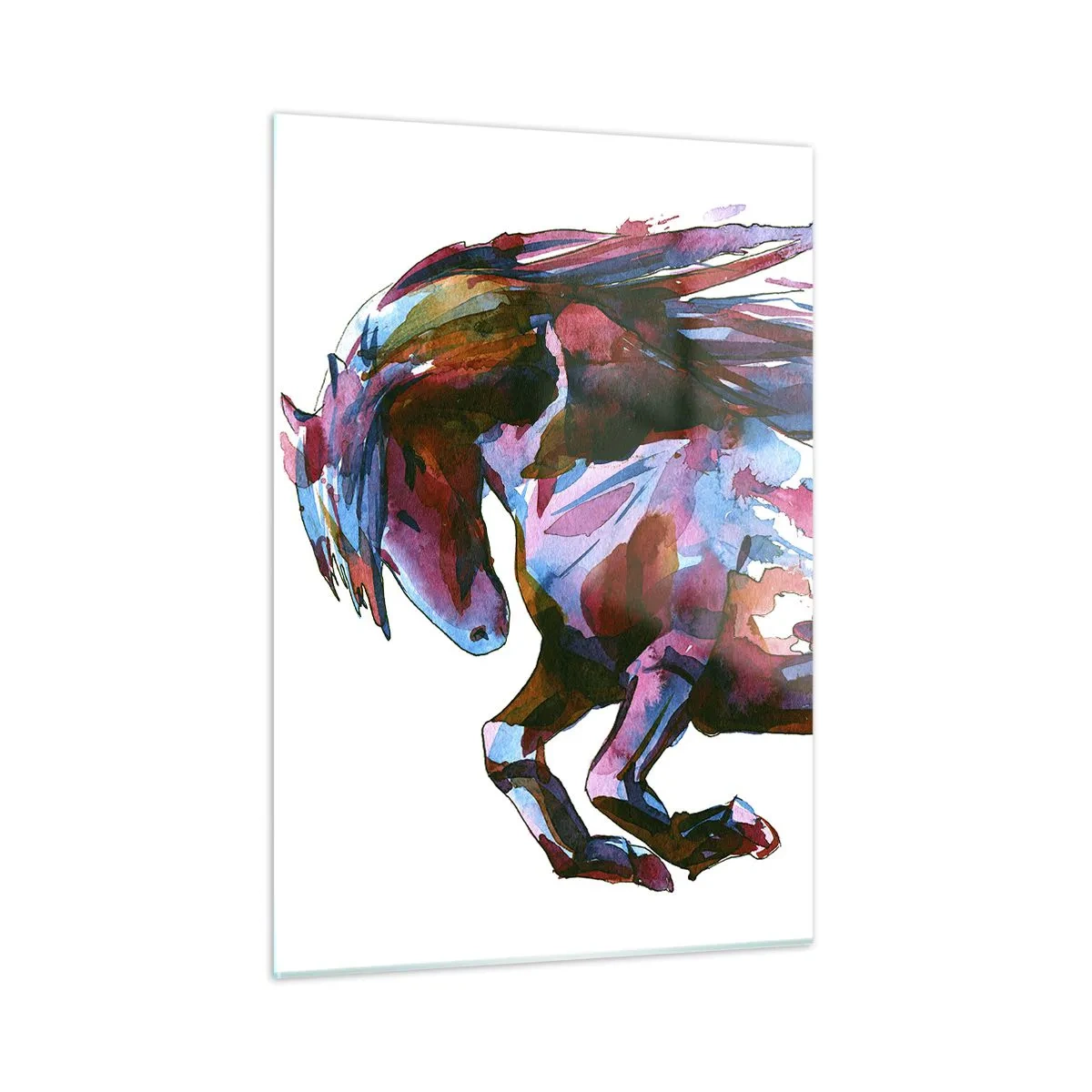 Obraz na skle - U vytržení - 50x70 cm