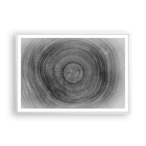 Plakát v bílém rámu - Znamení doby - 100x70 cm