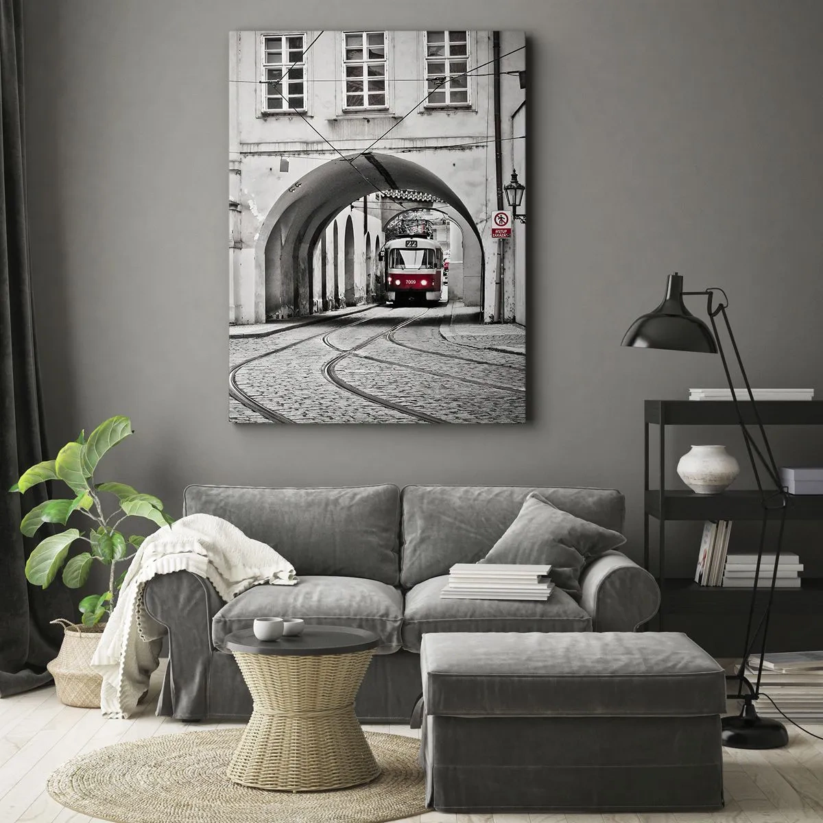 Obraz na plátně - Městským labyrintem - 50x70 cm