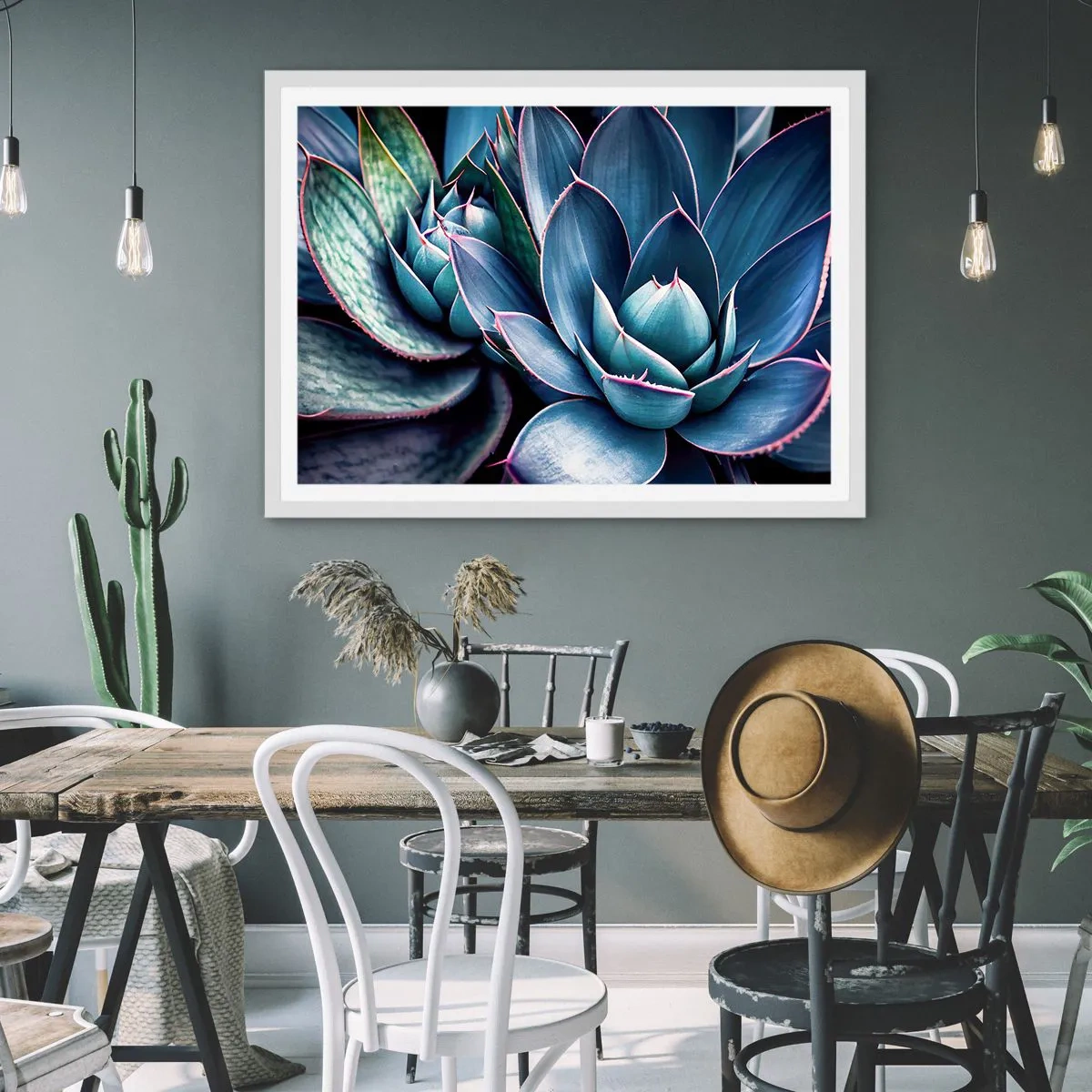 Plakát v bílém rámu - Vitální síla - 91x61 cm