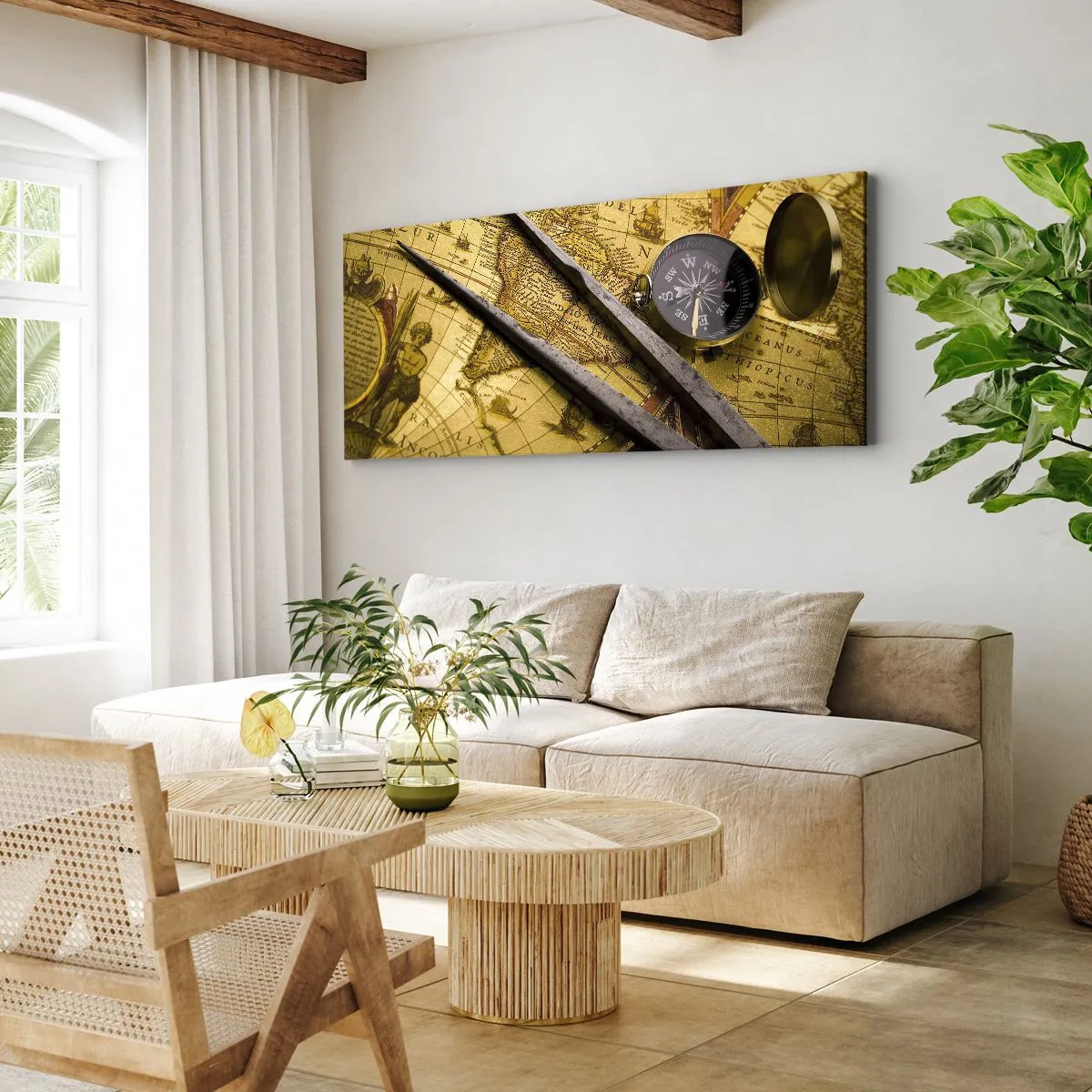 Obraz na plátně - Kde jsou ty poklady? - 160x50 cm
