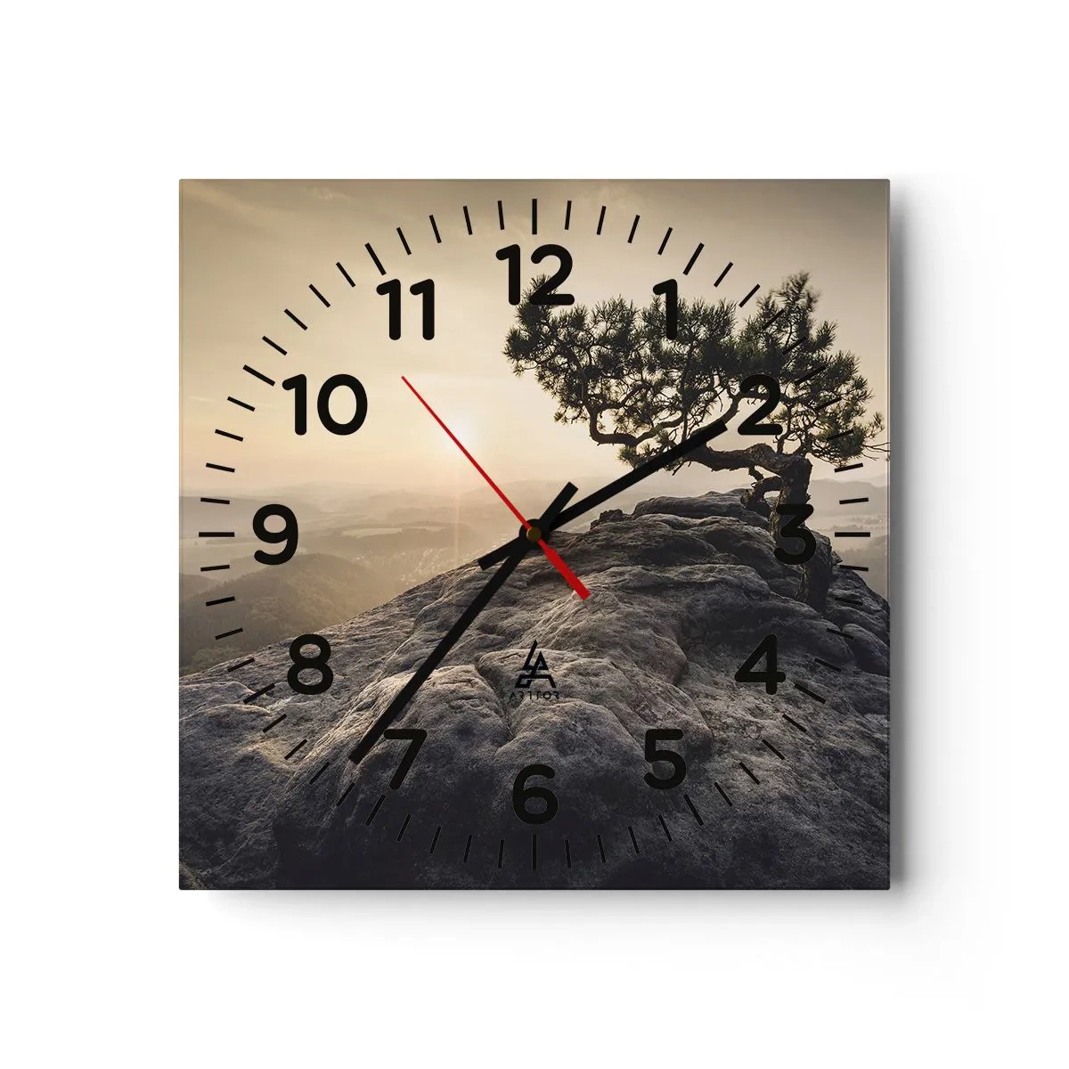 Nástěnné hodiny - Život vždy vítězí - 40x40 cm