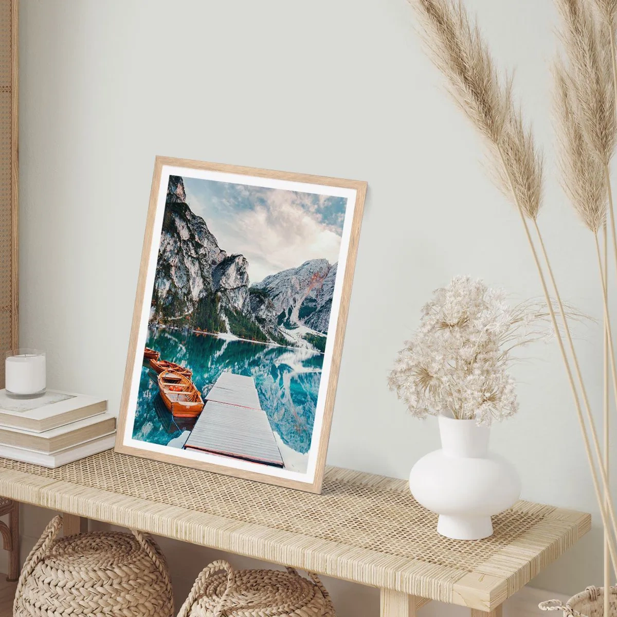 Plakát v rámu světlý dub - Ukážeme vám krásu - 30x40 cm