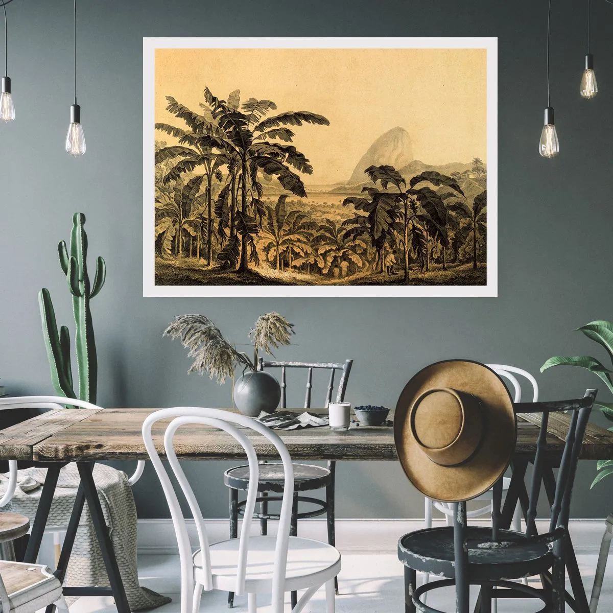 Plakát - V koloniálním stylu - 50x40 cm