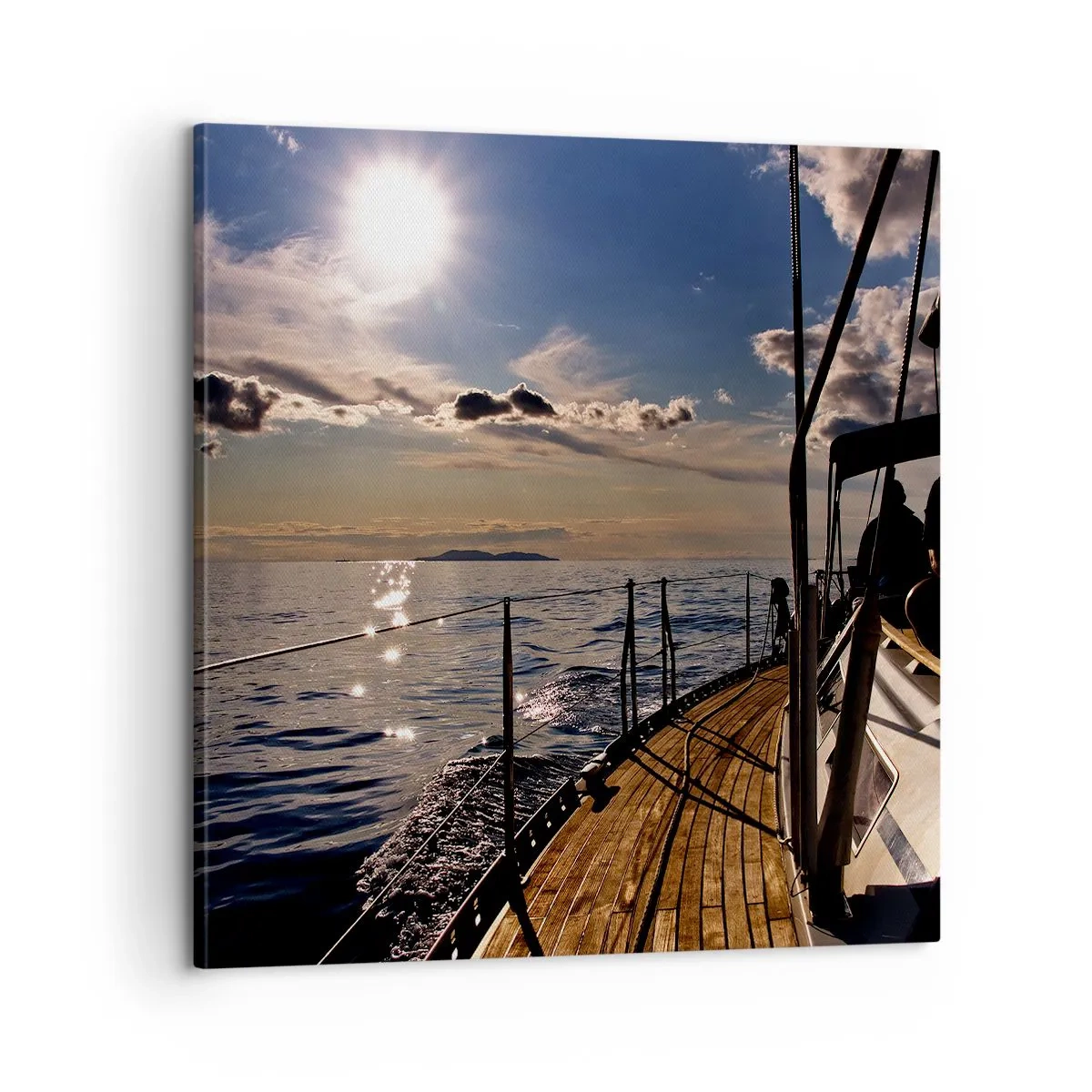 Obraz na plátně - Plavba směrem ke slunci - 60x60 cm