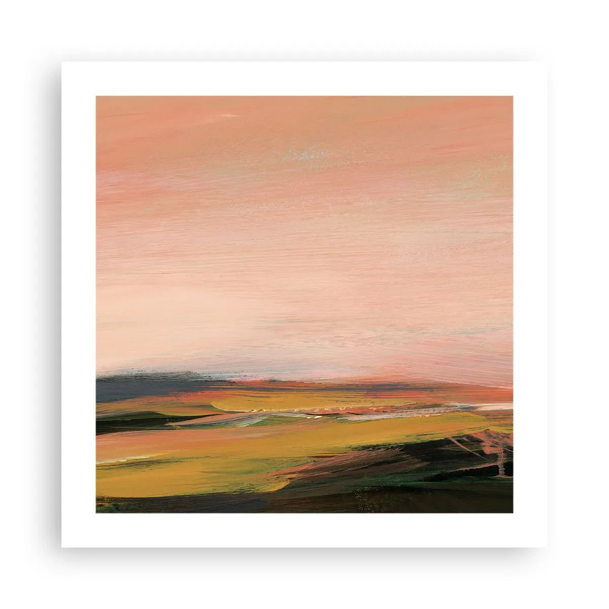 Plakát - V růžových tónech - 50x50 cm