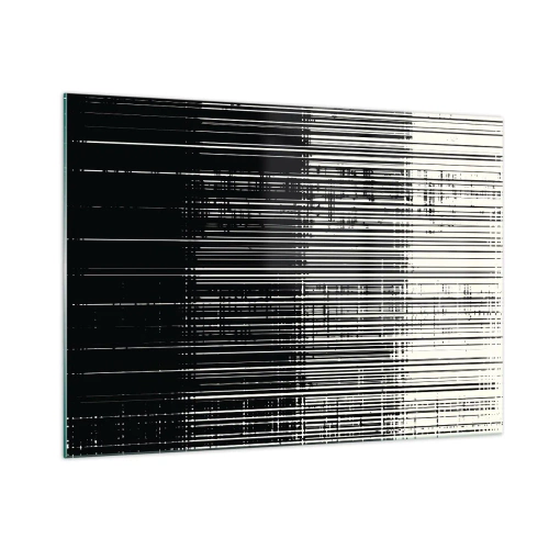 Obraz na skle - Vlny a vibrace - 100x70 cm