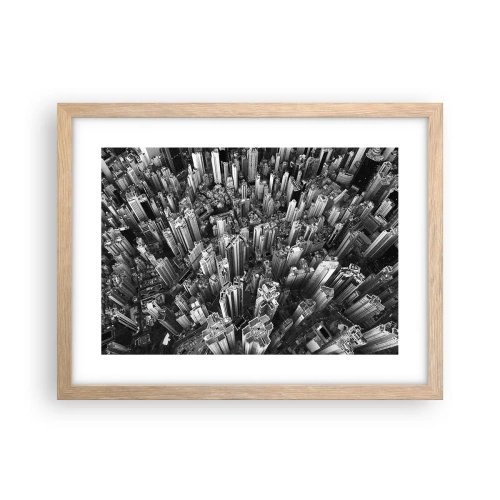 Plakát v rámu světlý dub - Stále výš a výš - 40x30 cm