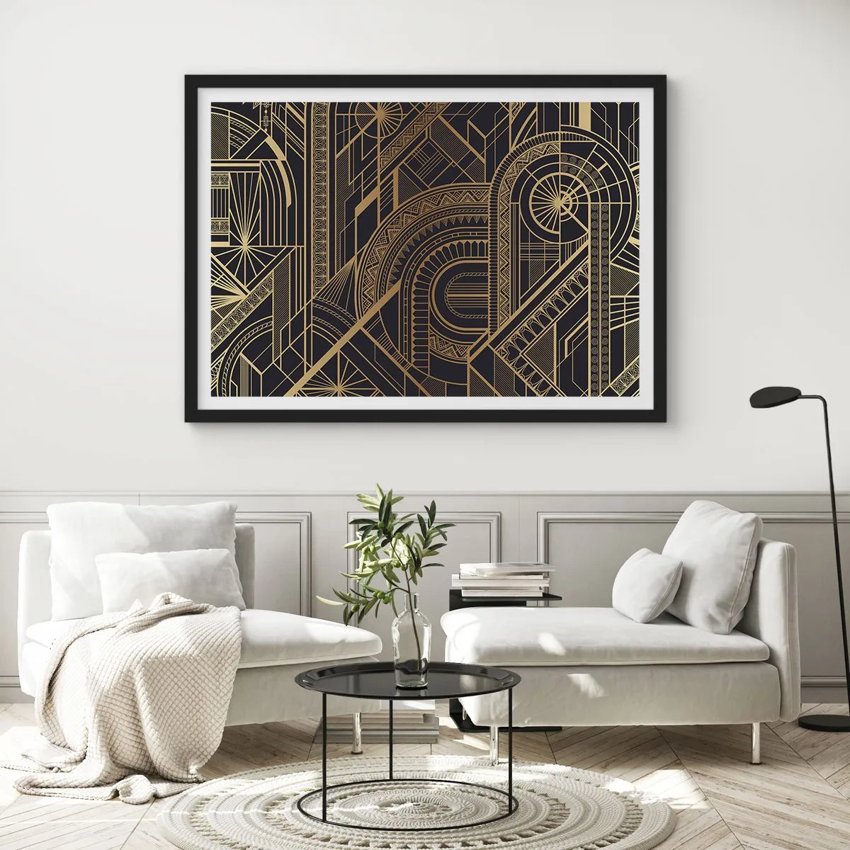 Plakát v černém rámu - Koncepty, nápady, plány - 70x50 cm