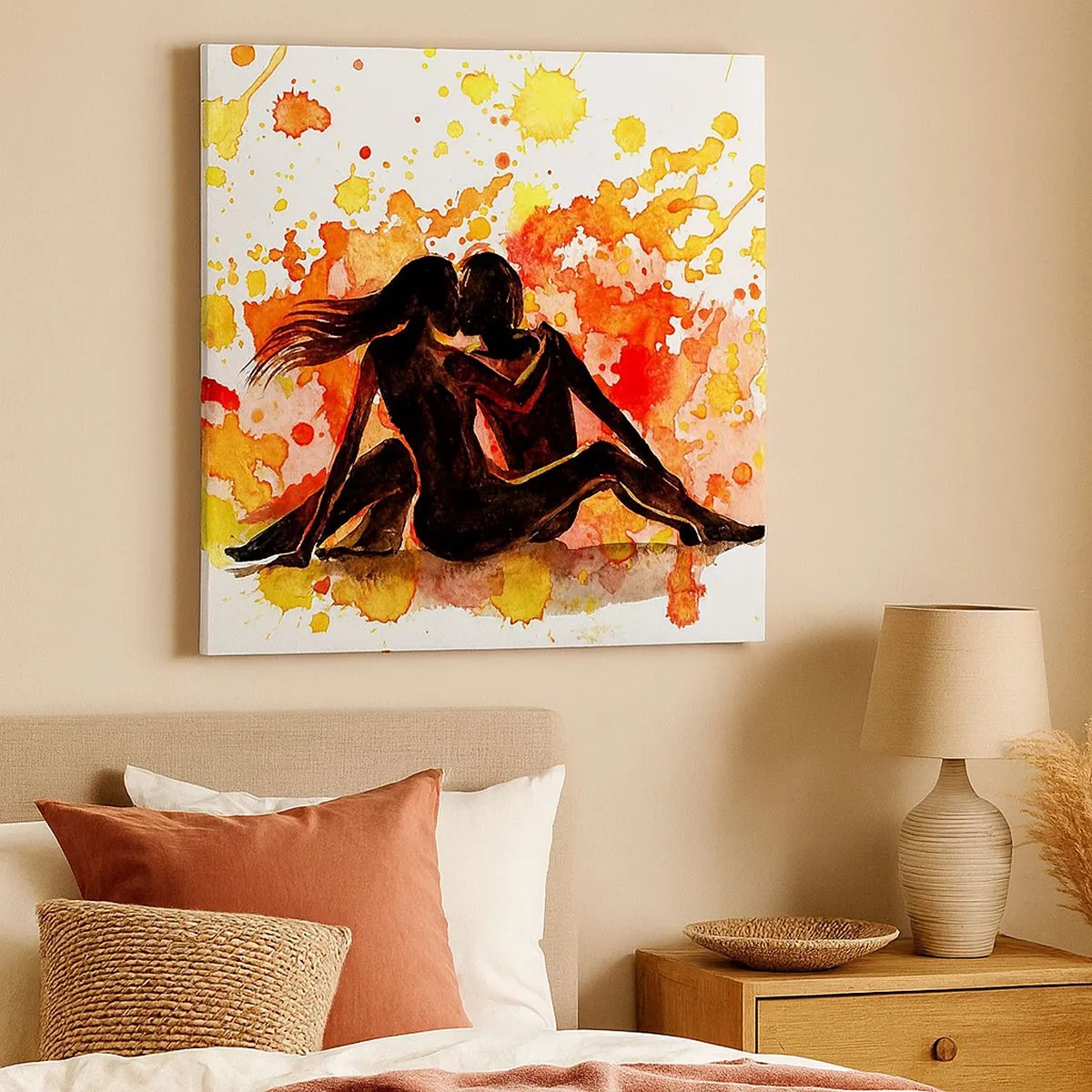 Obraz na plátně - A bylo světlo - 30x30 cm