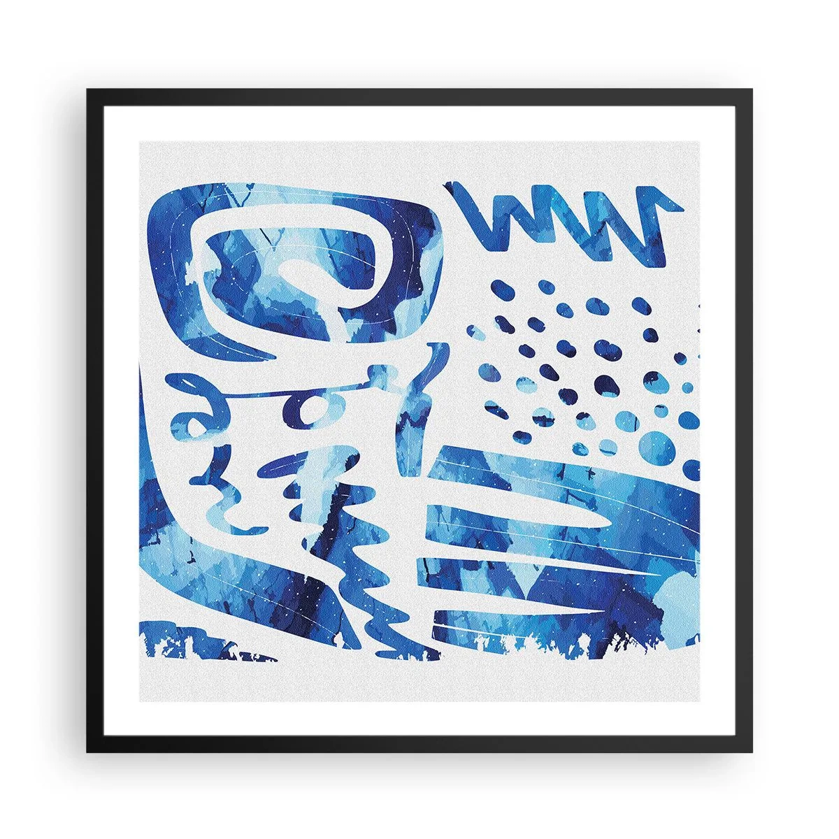 Plakát v černém rámu - Zpět ke kořenům - 60x60 cm