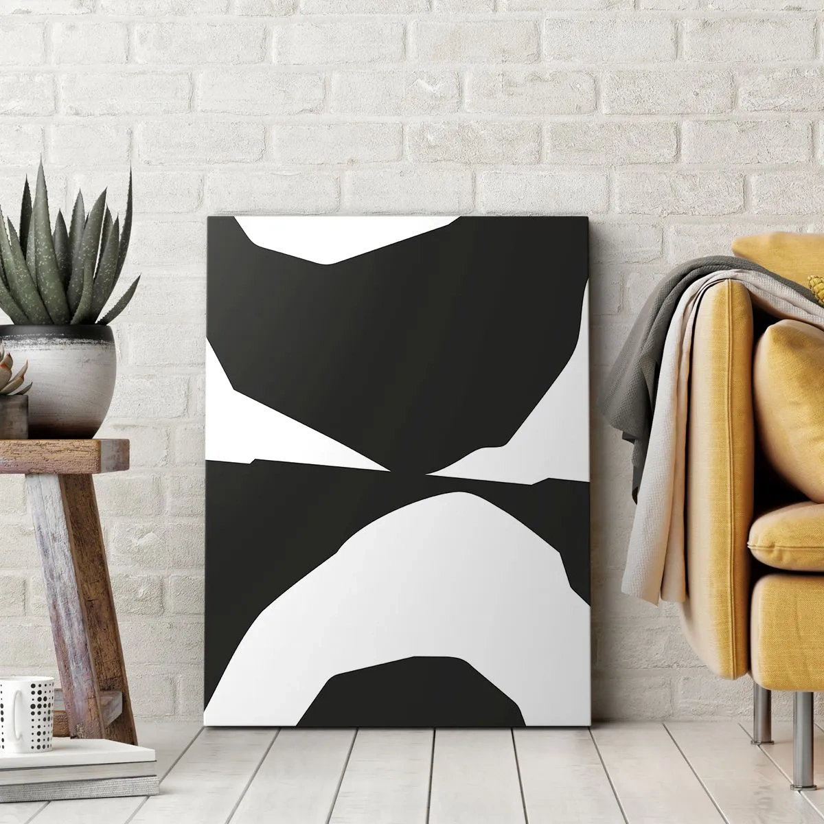 Obraz na plátně - Positive-negative - 70x100 cm