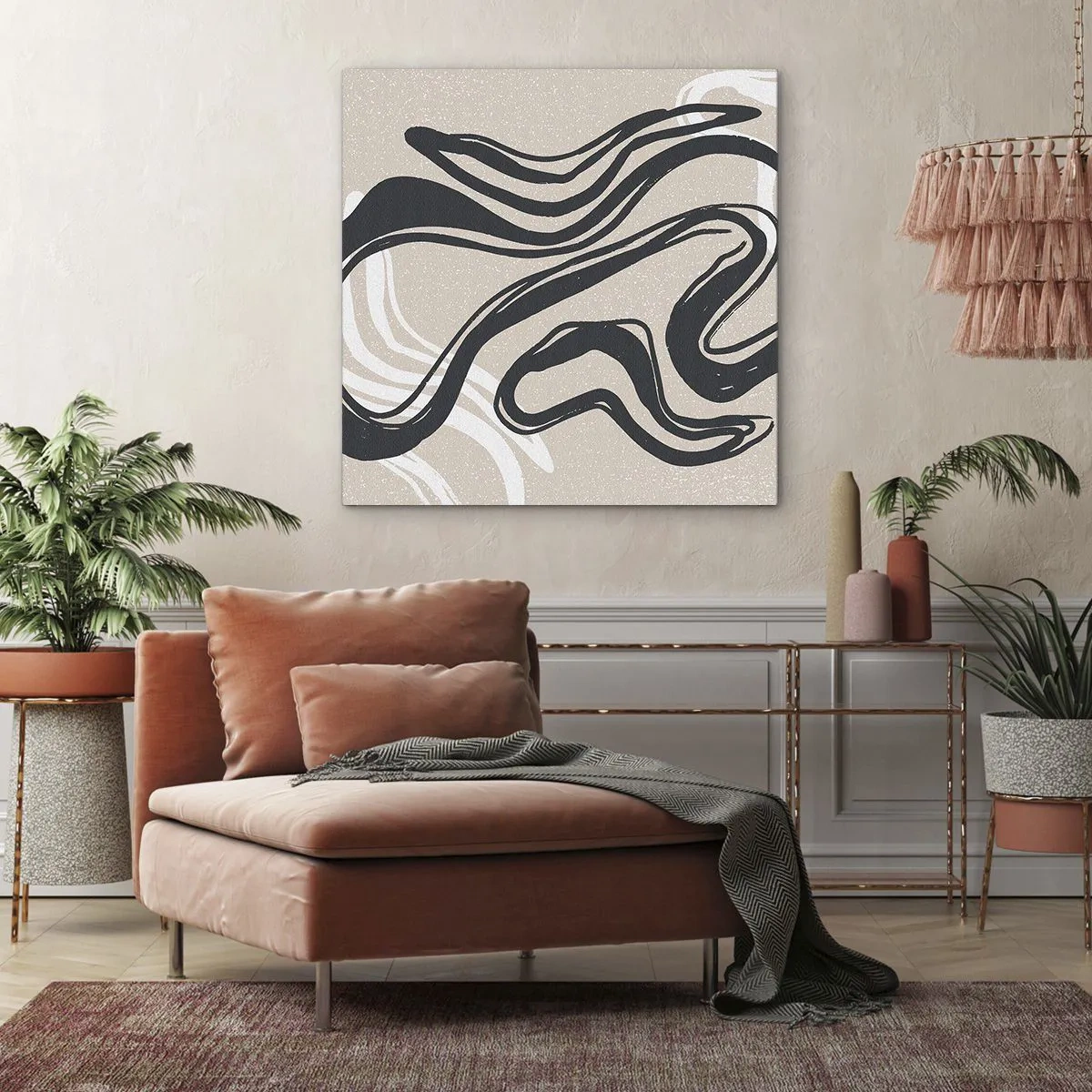 Obraz na plátně - Znásobená exprese - 60x60 cm