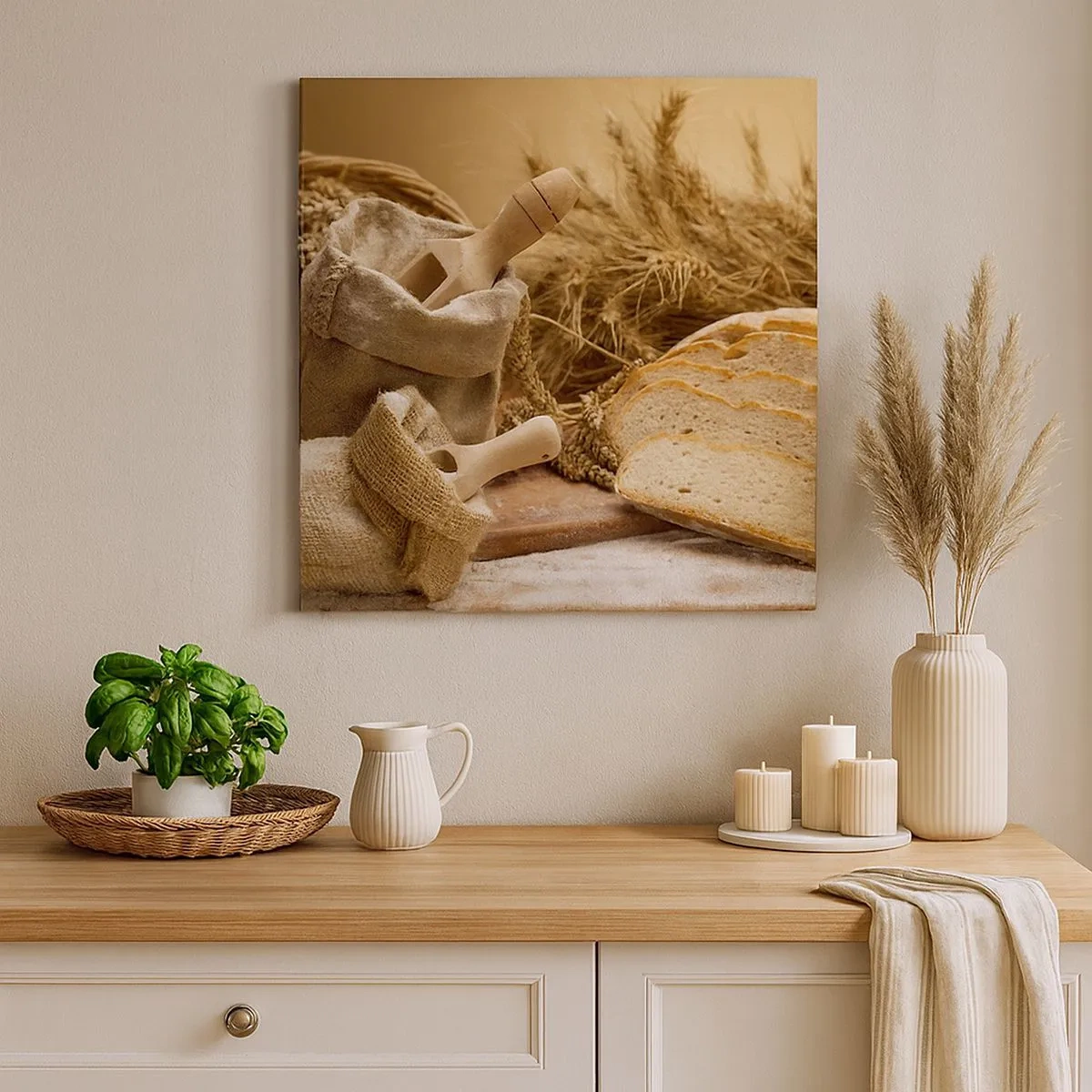 Obraz na plátně - Jako utnout nožem - 30x30 cm